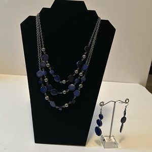 Necklace and earrings set , fashion jewelry